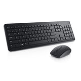 DELL KM3322W keyboard Mouse included Office RF Wireless US English Black