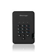iStorage diskAshur² SSD 16TB Black | Secure Portable Solid State Drive |AES-XTS 256-bit Hardware Encryption | PIN protected | OS & Platform Independent | TAA Compliant |Brute force hack defence | Dust/Water Resistant