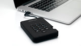 iStorage diskAshur² SSD 16TB Black | Secure Portable Solid State Drive |AES-XTS 256-bit Hardware Encryption | PIN protected | OS & Platform Independent | TAA Compliant |Brute force hack defence | Dust/Water Resistant