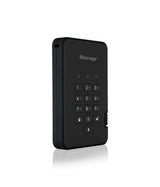 iStorage diskAshur² SSD 16TB Black | Secure Portable Solid State Drive |AES-XTS 256-bit Hardware Encryption | PIN protected | OS & Platform Independent | TAA Compliant |Brute force hack defence | Dust/Water Resistant