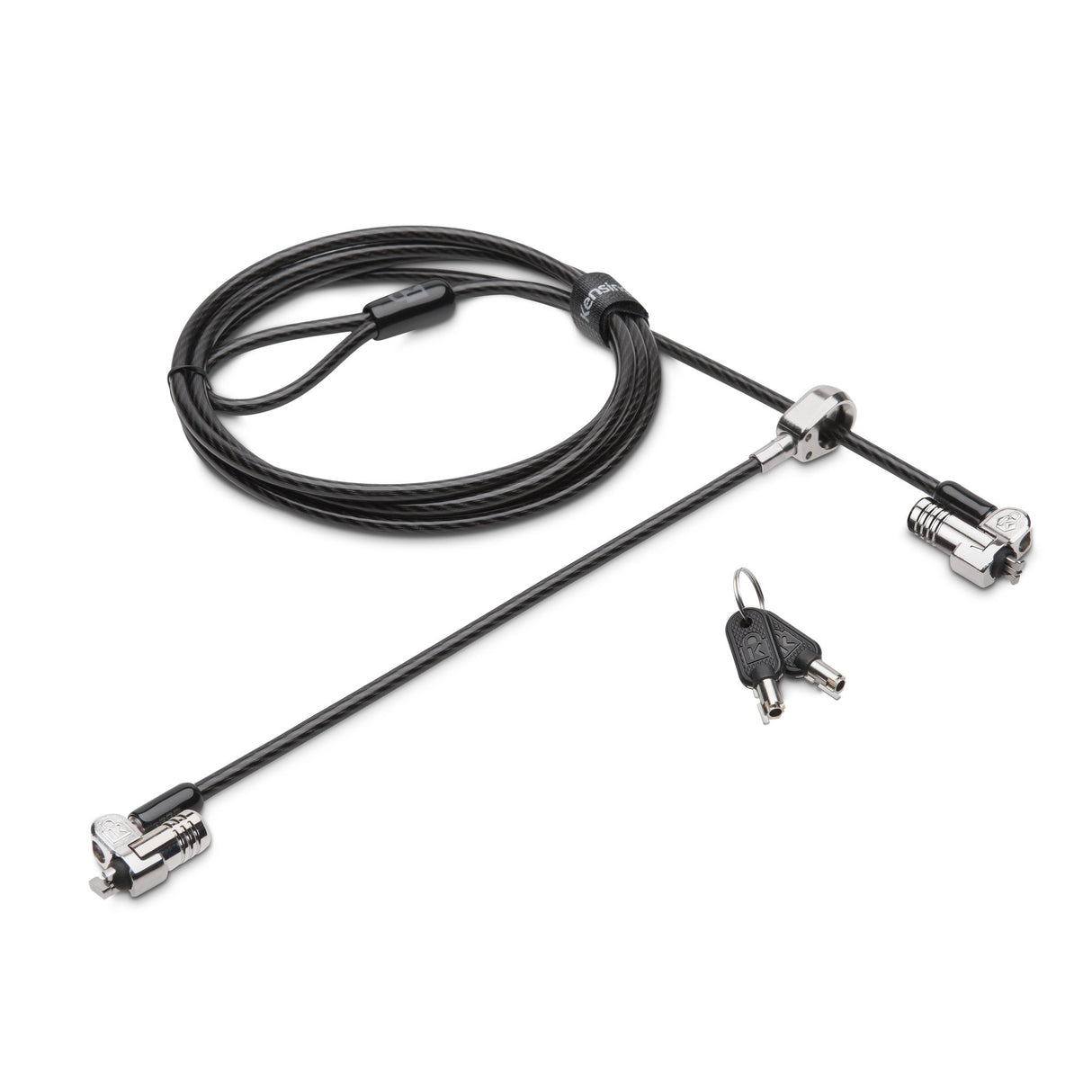 Kensington NanoSaver Keyed Dual Head Laptop Lock - Like Keyed