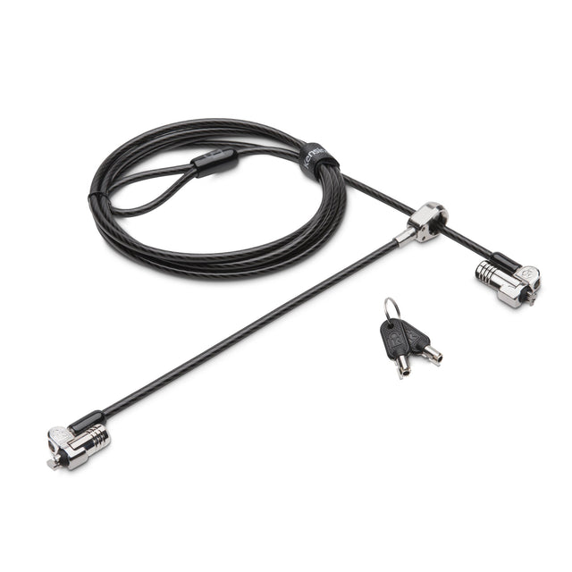 Kensington NanoSaver Keyed Dual Head Laptop Lock - Like Keyed