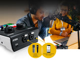 ATEN Podcast AI Audio Mixer | MicLIVE 6-CH