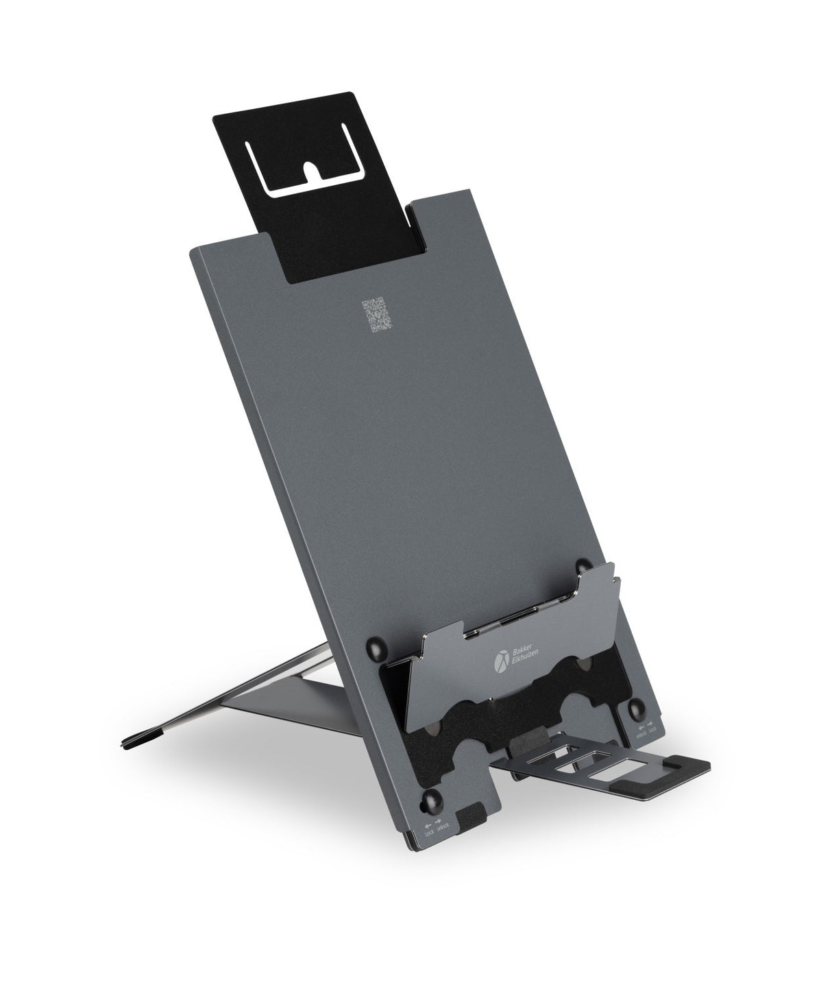 BakkerElkhuizen Ergo-Q Hybrid Pro Laptop stand Black, Dark Gray 16"