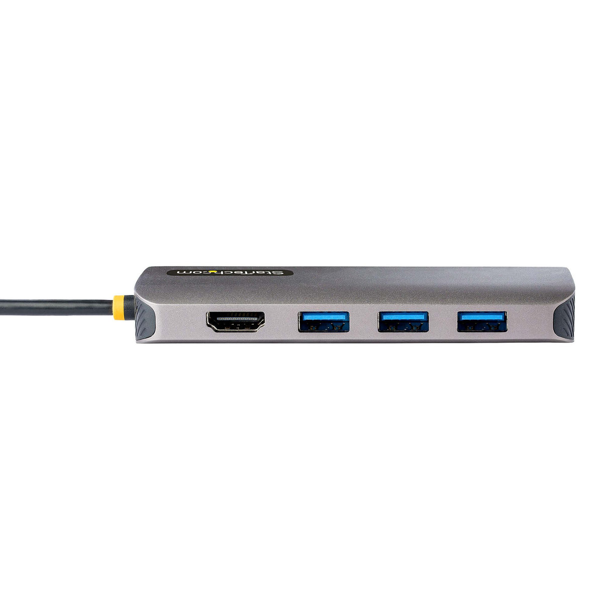 StarTech.com USB C Multiport Adapter 4K 60Hz HDMI Video, 3 Port 5Gbps USB-A Hub, 100W USB Power Delivery Pass-Through/GbE/SD/MicroSD, 12"/30cm Cable, Travel Laptop Docking Station