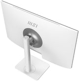 MSI Modern MD272PW 27 Inch Monitor with Adjustable Stand, Full HD (1920 x 1080), 75Hz, IPS, 4ms, AdaptiveSync, HDMI, DisplayPort, USB Type-C, Built-in USB Hub, Built-in Speakers, Anti-Glare, Anti-Flicker, Less Blue light, TÜV Certified, VESA, White