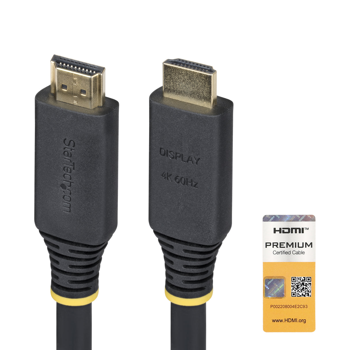 StarTech.com 35ft (10.6m) Active High Speed HDMI Cable, 4K 60Hz/1440p 144Hz, HDR10/HDCP 2.2/ARC, 18Gbps, UHD HDMI 2.0 Cord for TV/Monitor/Display, TPE Jacket