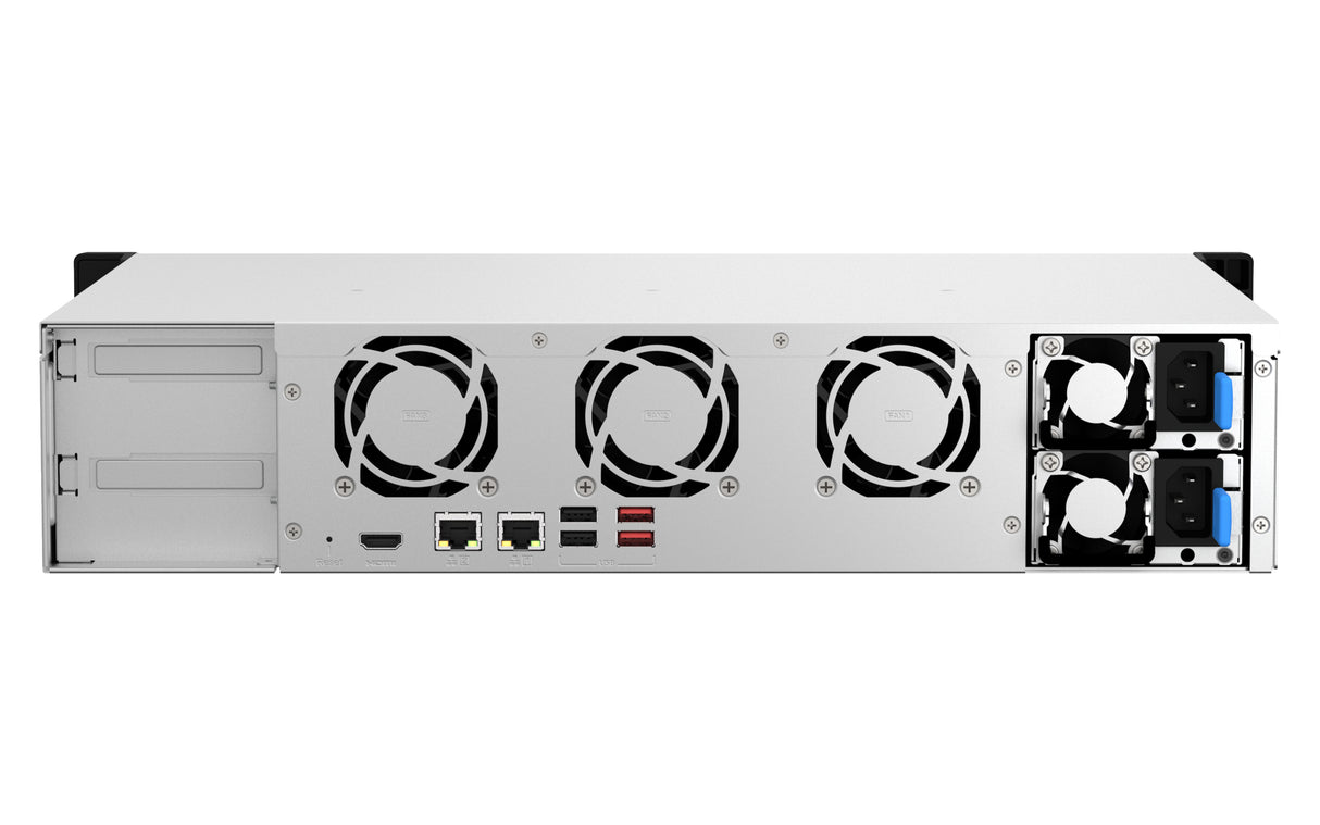 QNAP TS-864EU-RP NAS Rack (2U) Intel® Celeron® N5095 8 GB DDR4 0 TB QNAP Turbo System Black