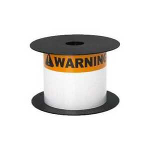 Brother BMSLT35WARN printer label Black, Orange, White Self-adhesive printer label
