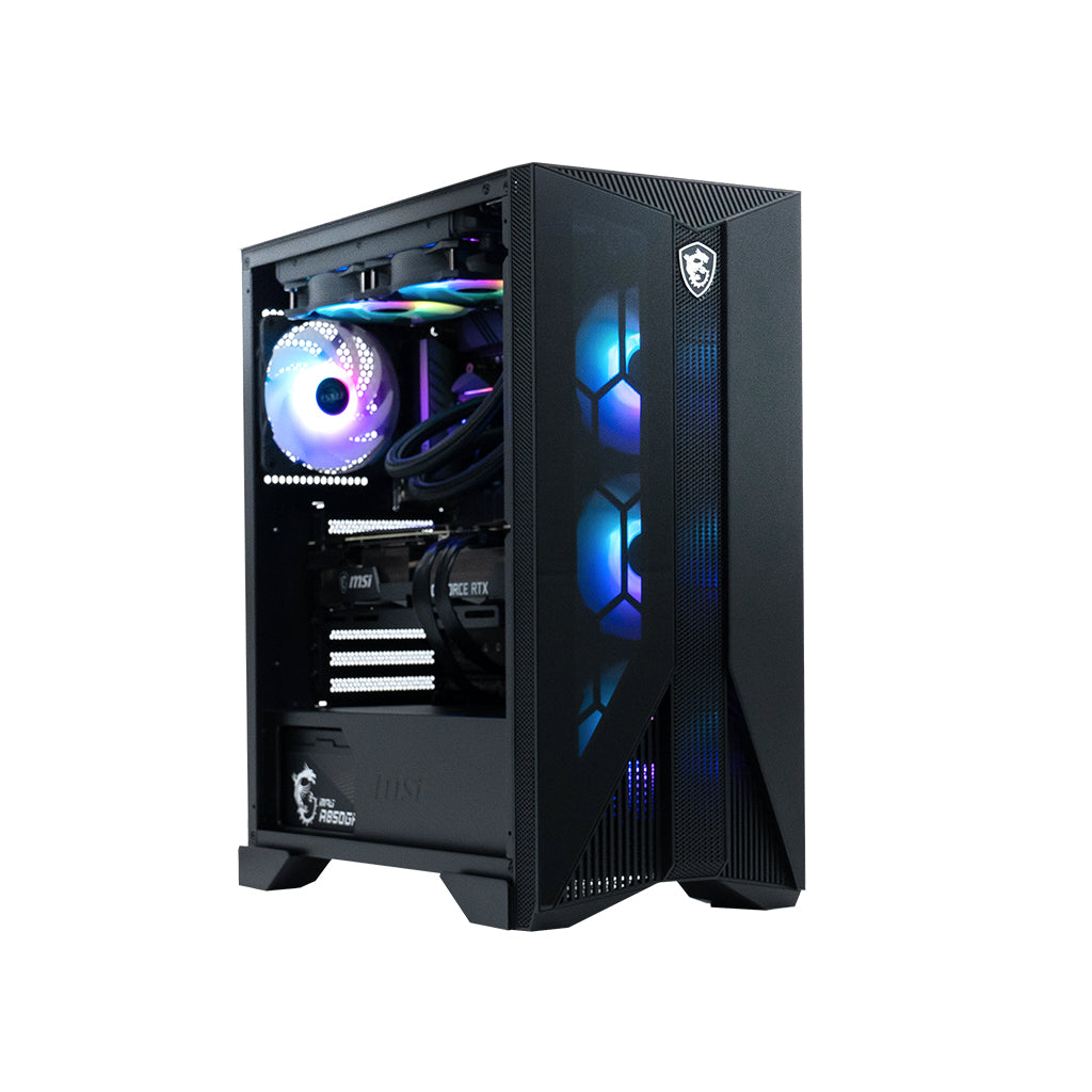 MSI Aegis 12TF-254US Intel® Core™ i7 i7-12700K 32 GB DDR5-SDRAM 3 TB HDD+SSD NVIDIA GeForce RTX 3080 Ti Windows 11 Home Desktop PC Black