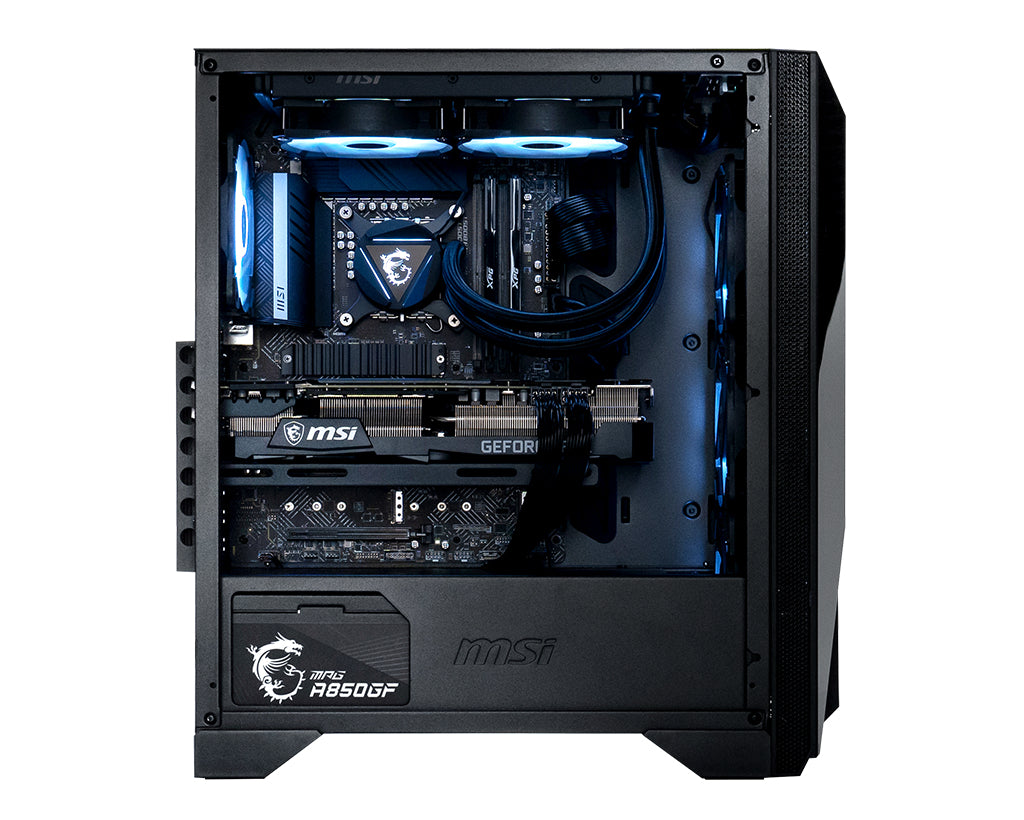 MSI Aegis 12TG-261US Intel® Core™ i7 i7-12700KF 16 GB DDR5-SDRAM 1 TB SSD NVIDIA GeForce RTX 3060 Ti Windows 11 Home Midi Tower PC Black