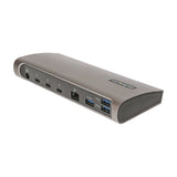 StarTech.com USB-C Docking Station for MacBook Pro / Air M1 M2 M3 M4 M5 & Windows, Universal Dual 4K 60Hz / Single 8K Thunderbolt Dock, 96W Laptop Charging