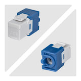 StarTech.com Cat6 Keystone Jack, 24-Pack RJ45 Ethernet Keystone Jacks, UTP Cat6 Wall Jack, 180-Degree Toolless, White