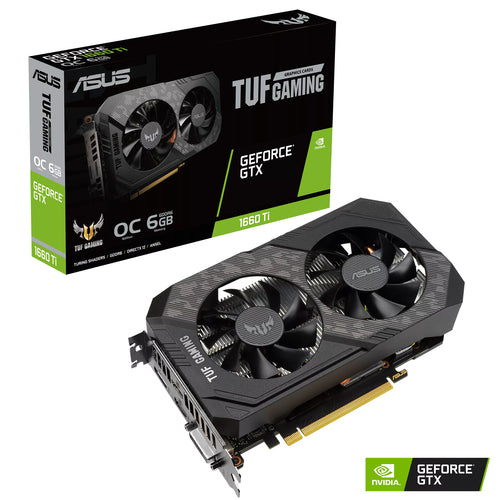 ASUS TUF GTX1660TI O6G EVO GAMING NVIDIA GeForce GTX 1660 Ti 6 GB GDDR6