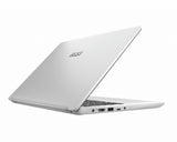 MSI Modern C12M-032 Intel® Core™ i5 i5-1235U Laptop 35.6 cm (14") Full HD 8 GB DDR4-SDRAM 512 GB SSD Wi-Fi 6 (802.11ax) Windows 11 Home Black