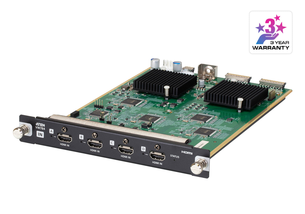 ATEN VW784 video wall processor Black, Green, Metallic 17.71 W