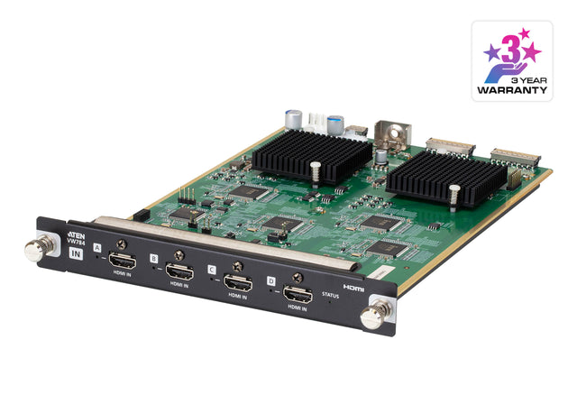 ATEN VW784 video wall processor Black, Green, Metallic 17.71 W