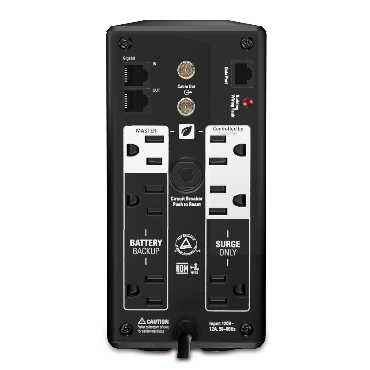 APC BR700G uninterruptible power supply (UPS) Line-Interactive 0.7 kVA 420 W 6 AC outlet(s)