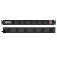 Tripp Lite Power Strip 15A 5-15P, 12 right angle outlets 1U Rack Mount 15ft cord