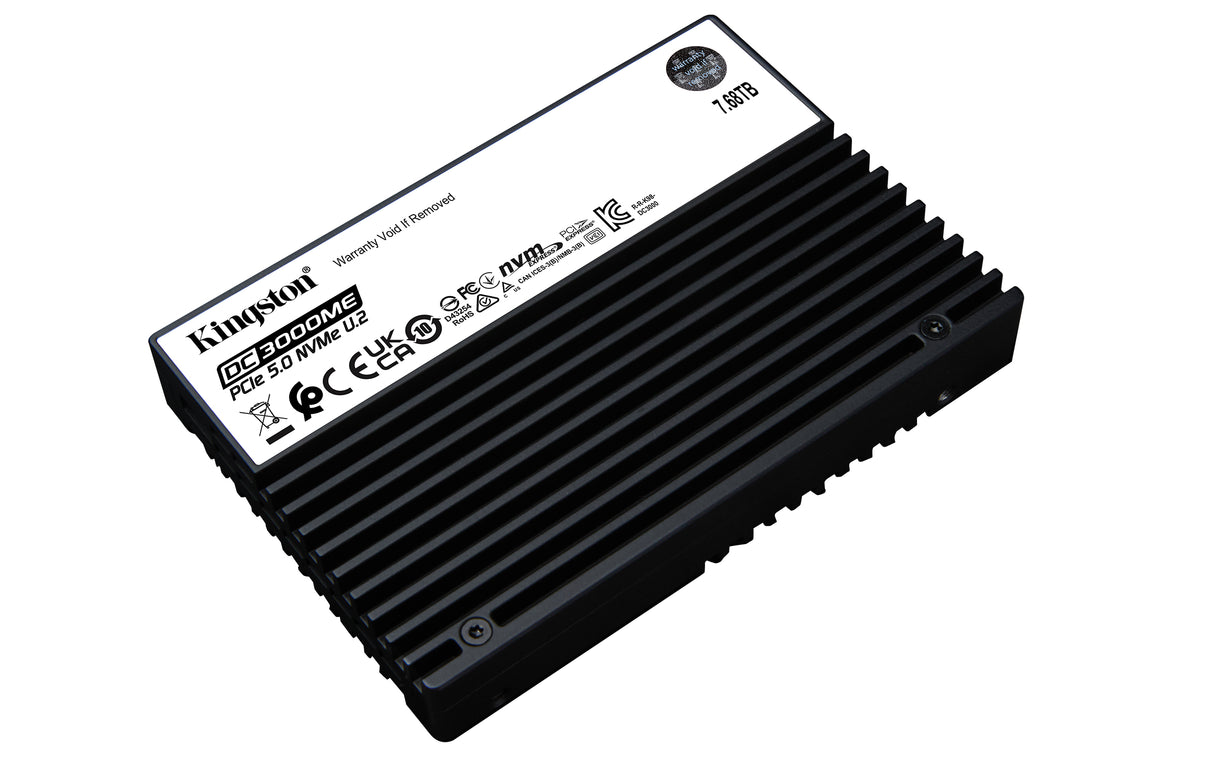Kingston Technology 7.68TB DC3000ME U.2 PCIe 5.0 NVMe TCG Opal Enterprise SSD
