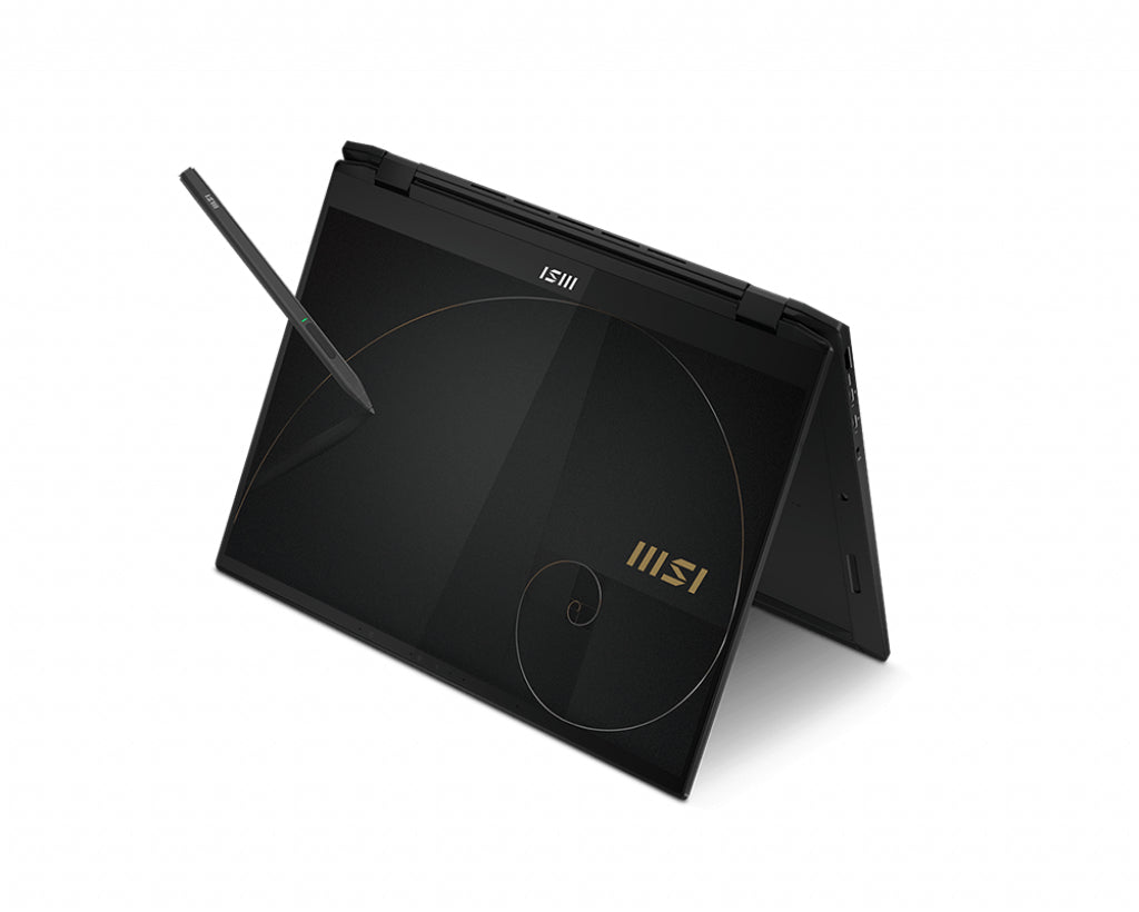 MSI Summit E16 Flip Evo A12MT-009 Intel® Core™ i7 i7-1260P Hybrid (2-in-1) 40.6 cm (16") Touchscreen Full HD+ 16 GB LPDDR5-SDRAM 512 GB SSD Wi-Fi 6E (802.11ax) Windows 11 Pro Black