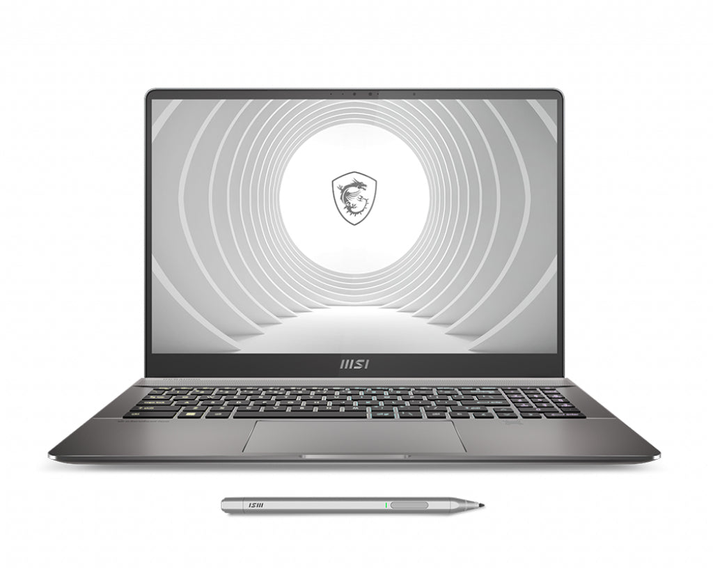 MSI CreatorPro Z16P B12UKST-090 Intel® Core™ i9 i9-12900H Mobile workstation 40.6 cm (16") Touchscreen Quad HD+ 32 GB DDR5-SDRAM 1 TB SSD NVIDIA RTX A3000 Wi-Fi 6E (802.11ax) Windows 11 Pro Grey