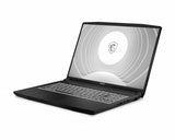 MSI CreatorPro M16 A12UJS-458 Intel® Core™ i7 i7-12700H Mobile workstation 40.6 cm (16") Quad HD+ 16 GB DDR4-SDRAM 1 TB SSD NVIDIA RTX A2000 Wi-Fi 6 (802.11ax) Windows 11 Pro Black