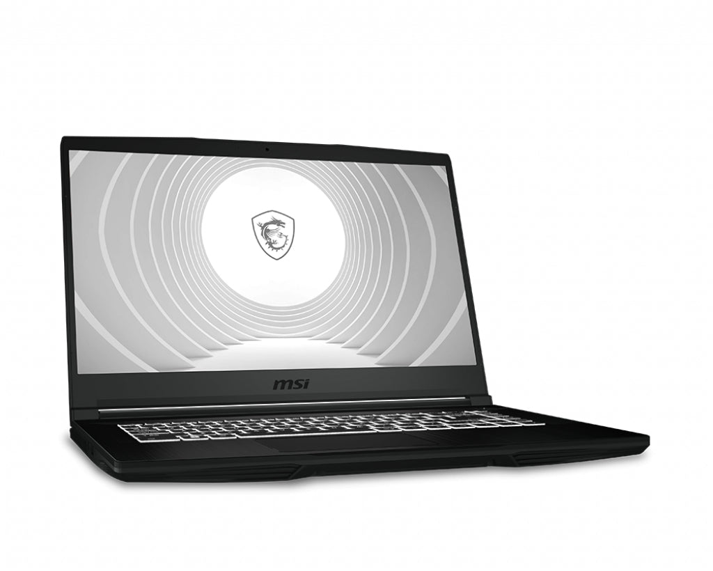 MSI CreatorPro M15 A11UIS-843 Intel® Core™ i7 i7-11800H Mobile workstation 39.6 cm (15.6") Full HD 16 GB DDR4-SDRAM 1 TB SSD NVIDIA RTX A1000 Wi-Fi 6 (802.11ax) Windows 11 Pro Black