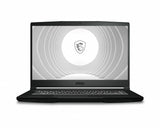 MSI CreatorPro M15 A11UIS-843 Intel® Core™ i7 i7-11800H Mobile workstation 39.6 cm (15.6") Full HD 16 GB DDR4-SDRAM 1 TB SSD NVIDIA RTX A1000 Wi-Fi 6 (802.11ax) Windows 11 Pro Black
