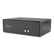 StarTech.com Secure 2-Port Dual-Monitor KVM Switch, DisplayPort, 4K 60Hz, NIAP 4.0 Desktop KVM, CAC, Metal Housing, Made in the USA