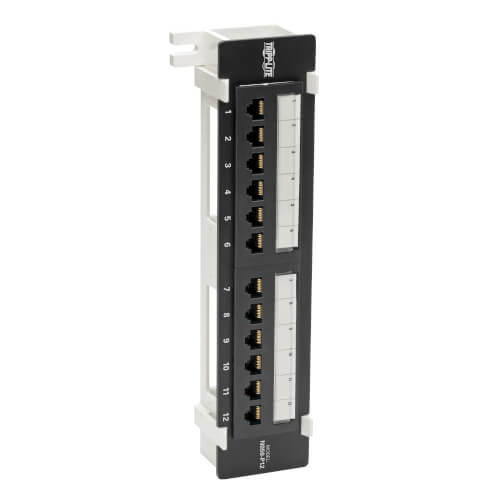 Tripp Lite Patch Panel Cat5e 12-Port Wall-Mount