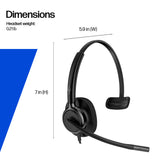 HP Poly Mission 425 Stereo USB Wired Headset Classic