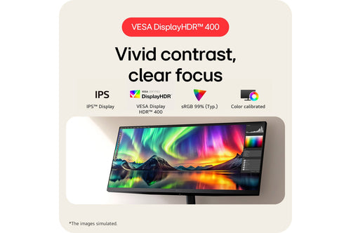 LG 34U511A-B computer monitor 86.4 cm (34") 2560 x 1080 pixels WFHD LED Black