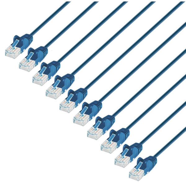 Intellinet 742528 networking cable Blue 1 m Cat6 U/UTP (UTP)