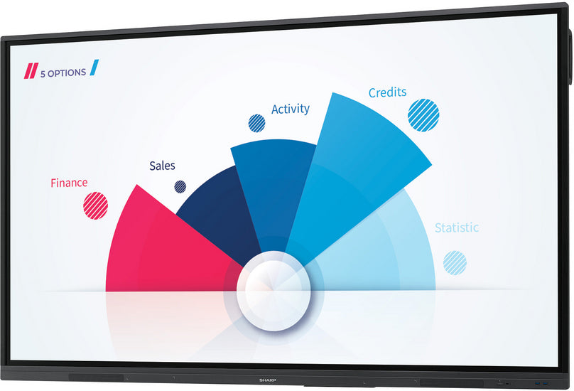 Sharp PN-L652B 165.1 cm (65") 3840 x 2160 pixels LCD Black