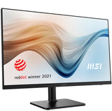 MSI Modern MD272P 27 Inch Monitor with Adjustable Stand, Full HD (1920 x 1080), 75Hz, IPS, 5ms, HDMI, DisplayPort, USB Type-C, Built-in USB Hub, Built-in Speakers, Anti-Glare, Anti-Flicker, Less Blue light, TÜV Certified, VESA, Kensington, Black