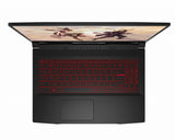 MSI Katana 11UC-1091 Intel® Core™ i5 i5-11400H Laptop 39.6 cm (15.6") Full HD 8 GB DDR4-SDRAM 512 GB SSD NVIDIA GeForce RTX 3050 Wi-Fi 6 (802.11ax) Windows 11 Home Black