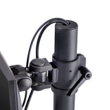StarTech.com Desk Mount For 2x Vertically Stacked Monitors, Dual 49", Total 70lb (32kg), C-Clamp, Quick-Release VESA System, Widescreen 16:9/Ultrawide 32:9, TAA