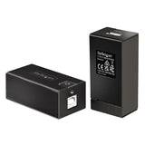 StarTech.com 150m (492ft) USB 2.0 Extender over Cat5e/Cat6 Ethernet Cable, Externally Powered USB Extender via RJ45/Network Cable, USB Over Ethernet Cable Extender/Adapter - TAA