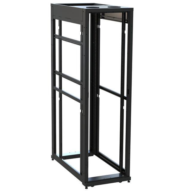 Middle Atlantic 45 RU SNE Series Rack Frame, 48 Inches Deep, 24 Inches Wide with 10-32 Rackrail