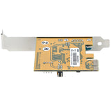 StarTech.com 1-Port PCI Express Serial Card, PCIe to RS232 (DB9) Serial Interface Card, PC Serial Card, 16C1050 UART, Standard/Low Profile Brackets, COM Retention, Windows/Linux - TAA