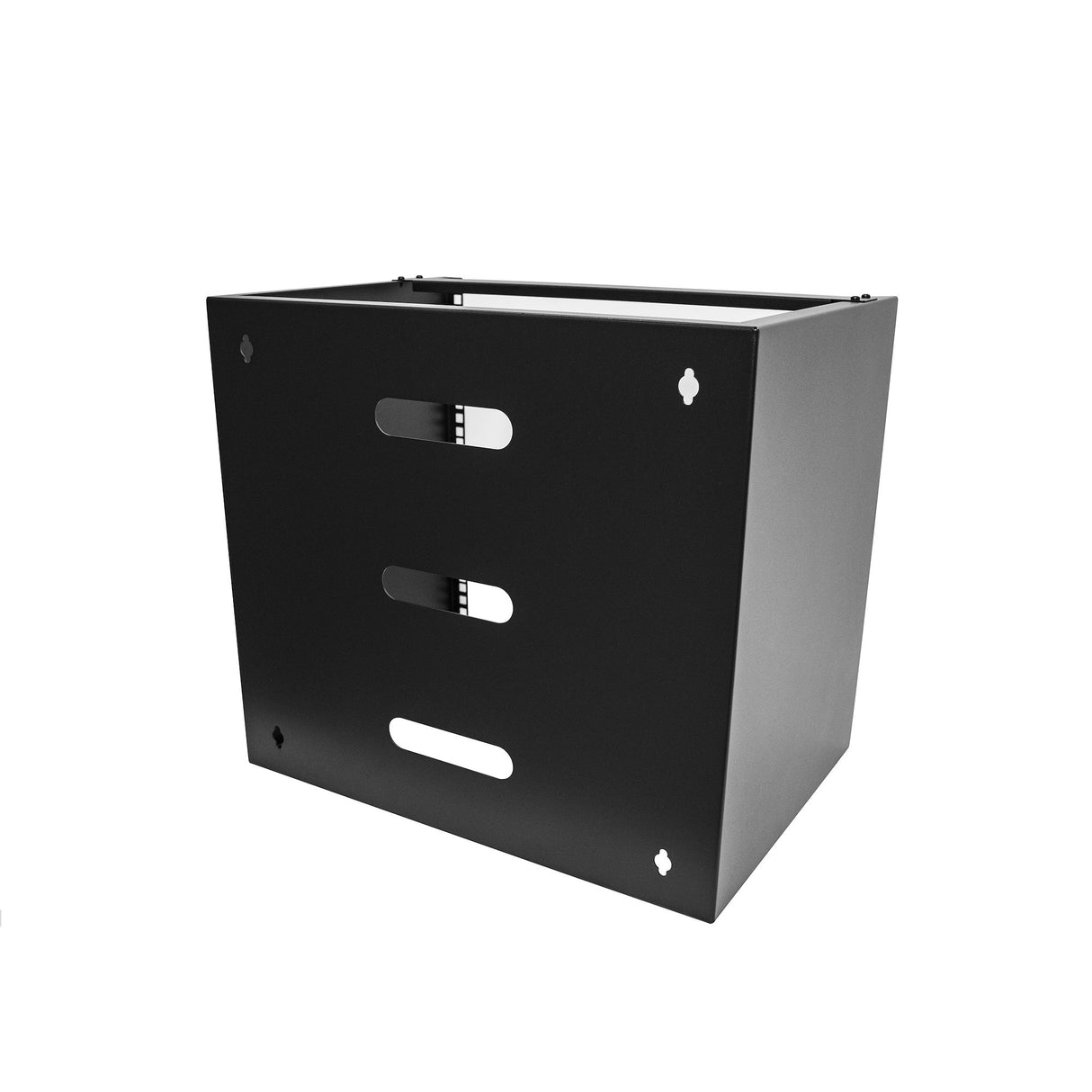 StarTech.com 10U Wall Mount Network Rack - 14" (35.5cm) Deep (Low Profile), 19" Patch Panel Bracket for Shallow Server, IT Equipment, Network Switches - 77lbs/35kg Weight Cap., Black