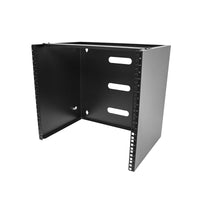StarTech.com 10U Wall Mount Network Rack - 14" (35.5cm) Deep (Low Profile), 19" Patch Panel Bracket for Shallow Server, IT Equipment, Network Switches - 77lbs/35kg Weight Cap., Black