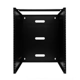StarTech.com 14U Wall Mount Network Rack - 14" (35.5cm) Deep (Low Profile) - 19" Patch Panel Bracket for Shallow Server, IT Equipment, Network Switches - 77lbs/35kg Weight Cap., Black