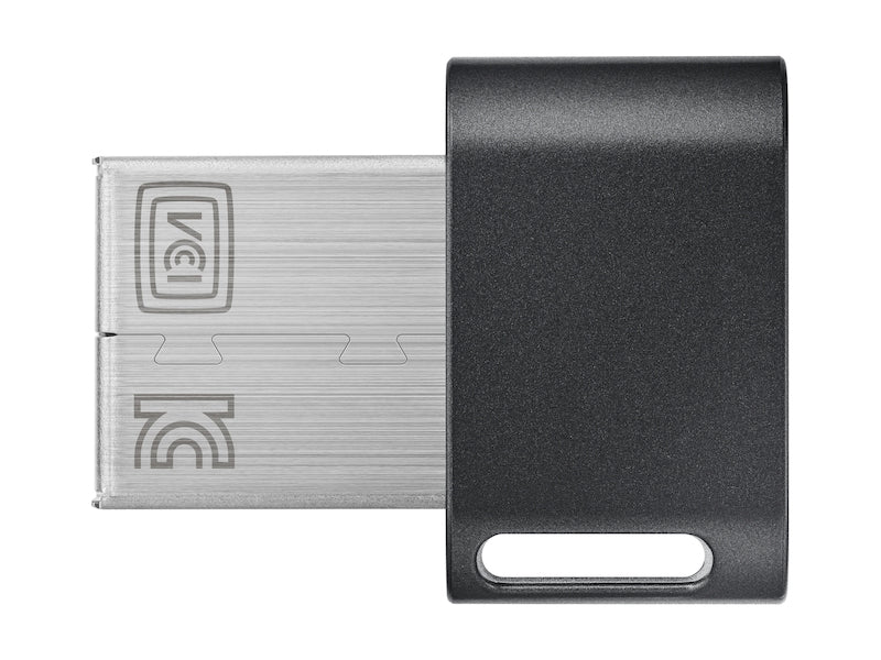 Samsung FIT Plus USB flash drive 256 GB USB Type-A 3.2 Gen 1 (3.1 Gen 1) Black, Stainless steel