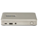 StarTech.com USB C Dock - USB-C to DisplayPort 4K 30Hz or VGA - 65W USB Power Delivery Charging - 4-Port USB 3.1 Gen 1 Hub - Universal USB-C Laptop Docking Station with Ethernet - TAA