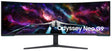 Samsung LS57CG952NNXZA computer monitor 144.8 cm (57") 7680 x 2160 pixels Dual UHD LCD Black, White