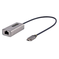 StarTech.com USB-C to Ethernet Adapter, USB 3.0 to Gigabit Ethernet Network Adapter, 10/100/1000 Mbps, USB-C to RJ45 Ethernet Adapter (GbE), 12in Attached Cable, Driverless Install