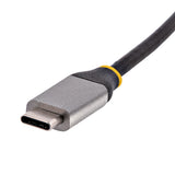StarTech.com USB-C to Ethernet Adapter, USB 3.0 to Gigabit Ethernet Network Adapter, 10/100/1000 Mbps, USB-C to RJ45 Ethernet Adapter (GbE), 12in Attached Cable, Driverless Install