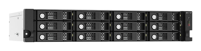 QNAP TL-R1220Sep-RP HDD/SSD enclosure Black, Grey 2.5/3.5"